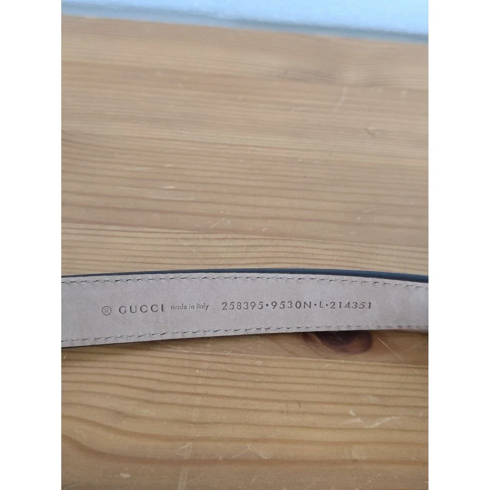Gucci Kids' GG Supreme Star Print Belt Size L 6-8 Years 24